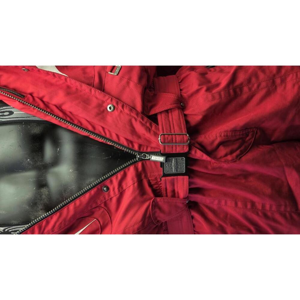 Vintage 90s Spyder One Piece Ski Suit Men's L Red Gray Retro Gorpcore Snowsuit - Picture 6 of 13